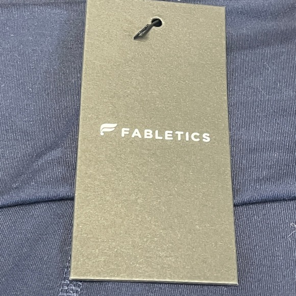 Fabletics Navy Blue Wide Leg Fold Over Waist Lounge Pants XXL 1X - Picture 6 of 8